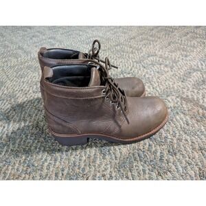 Worx by Red Wing Shoes Womens Brown Leather Work Boots 5120 EH Rated Size 6.5M